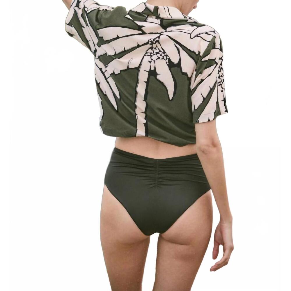 NEW JOHANNA ORTIZ palms misty hem t-shirt in green ecru - Picture 2 of 4